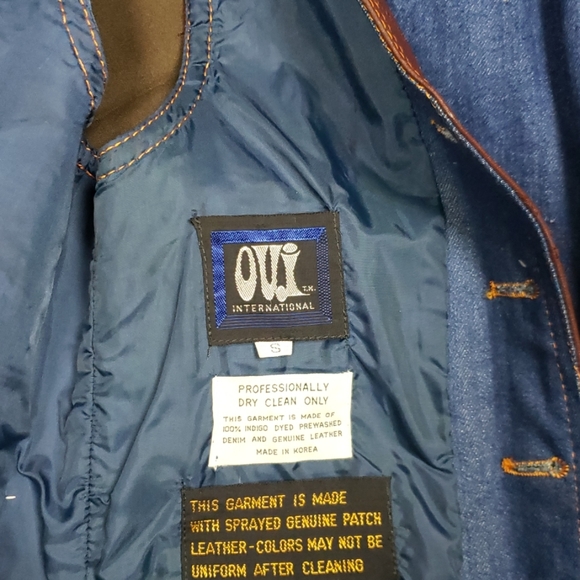2 piece oui vintage jeans & vest - Picture 5 of 7